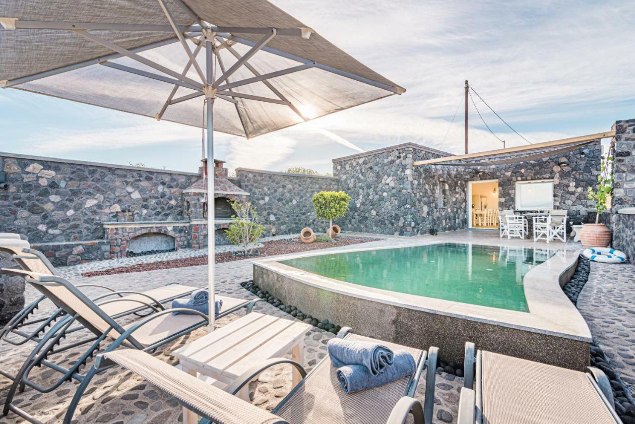 Klimata House - Private Jacuzzi Pool & Bbq Villa Vlychada Exteriér fotografie