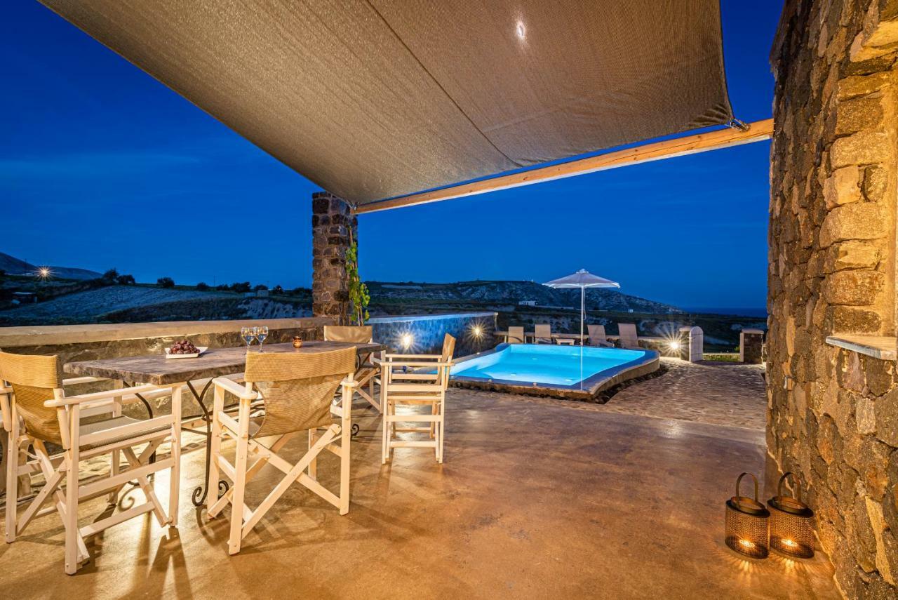 Klimata House - Private Jacuzzi Pool & Bbq Villa Vlychada Exteriér fotografie